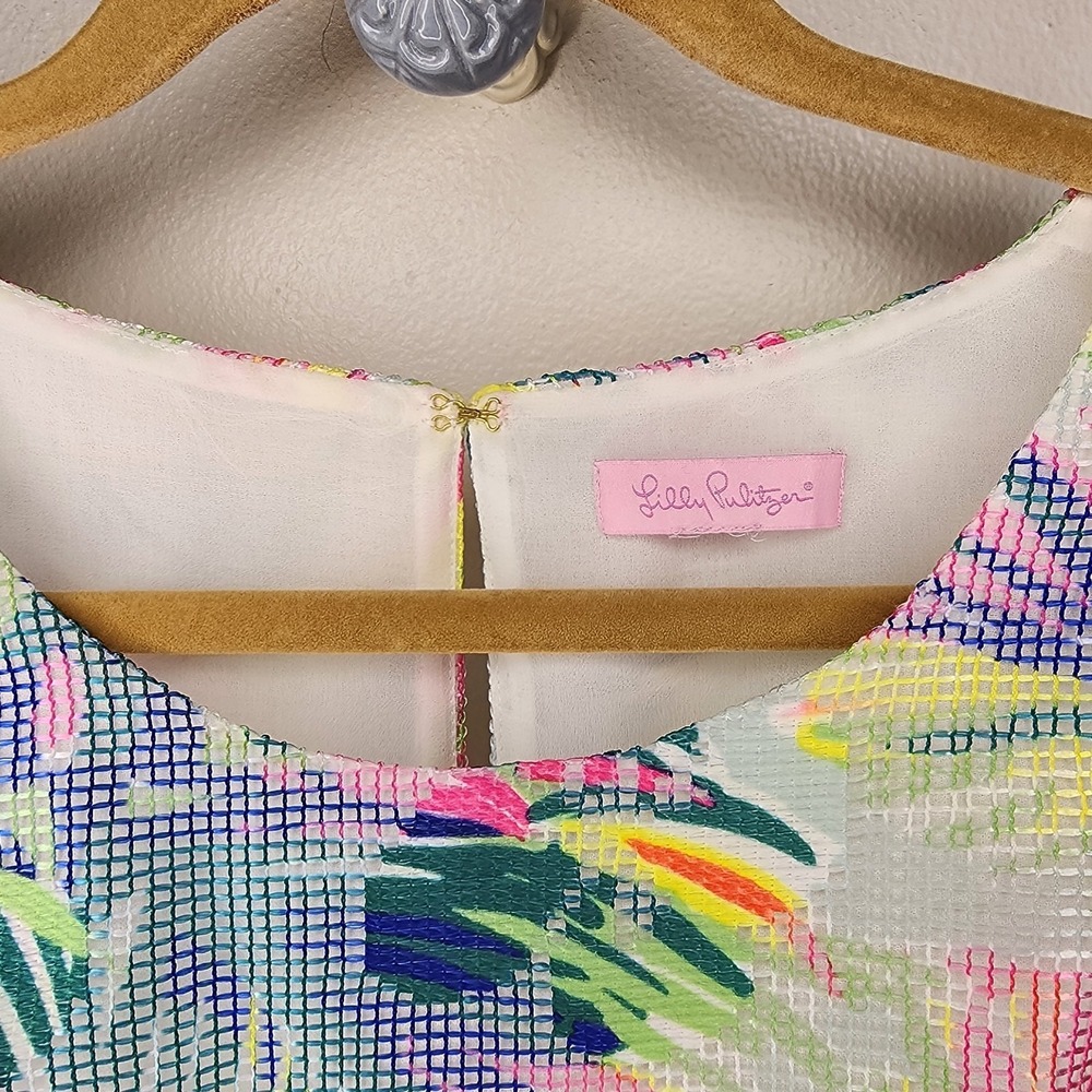 NEW!! Lilly Pulitzer Multicolor Tropical Print Two-Piece Skirt Set - Picture 6 of 14